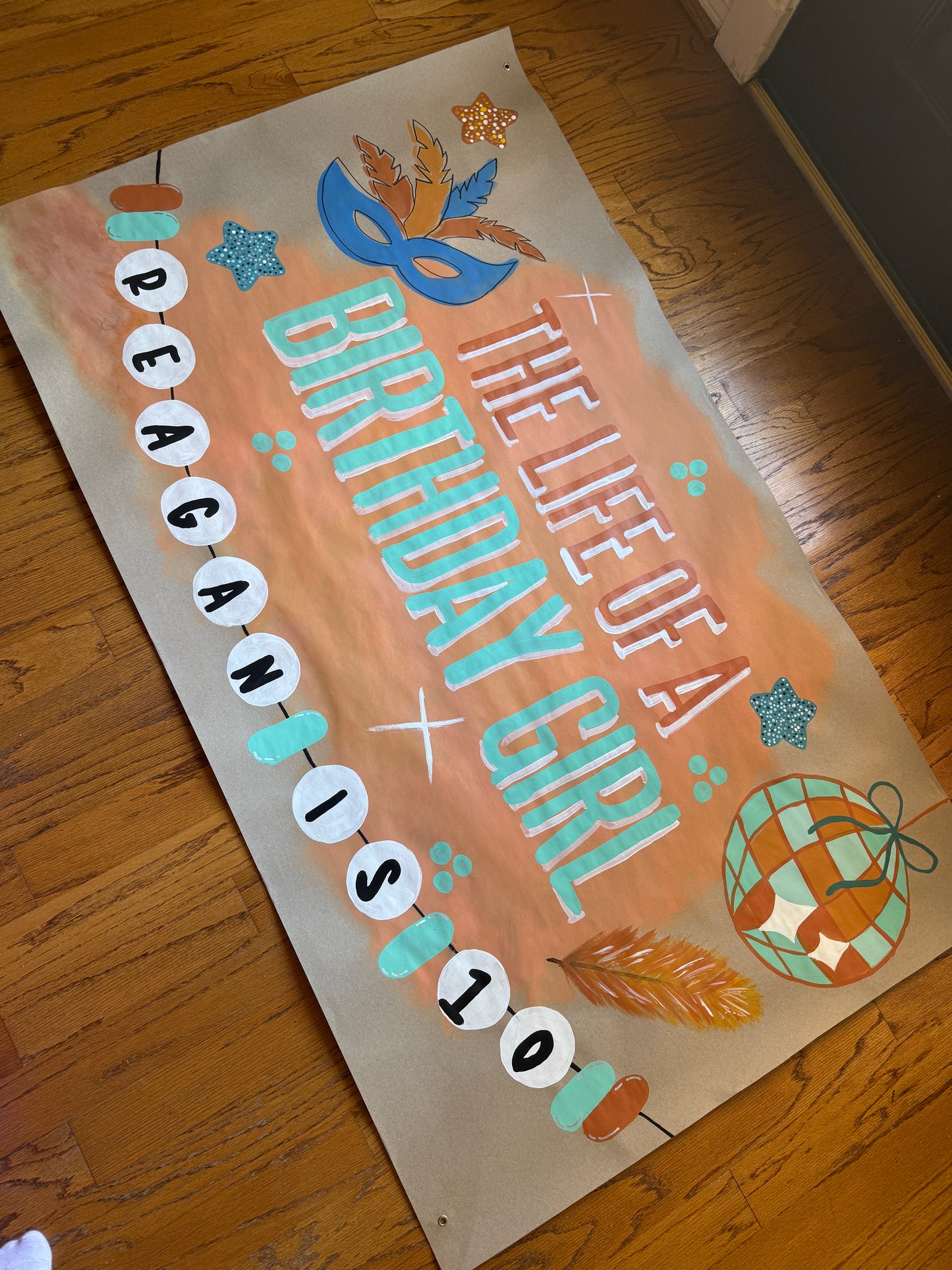 Life of a birthday girl banner