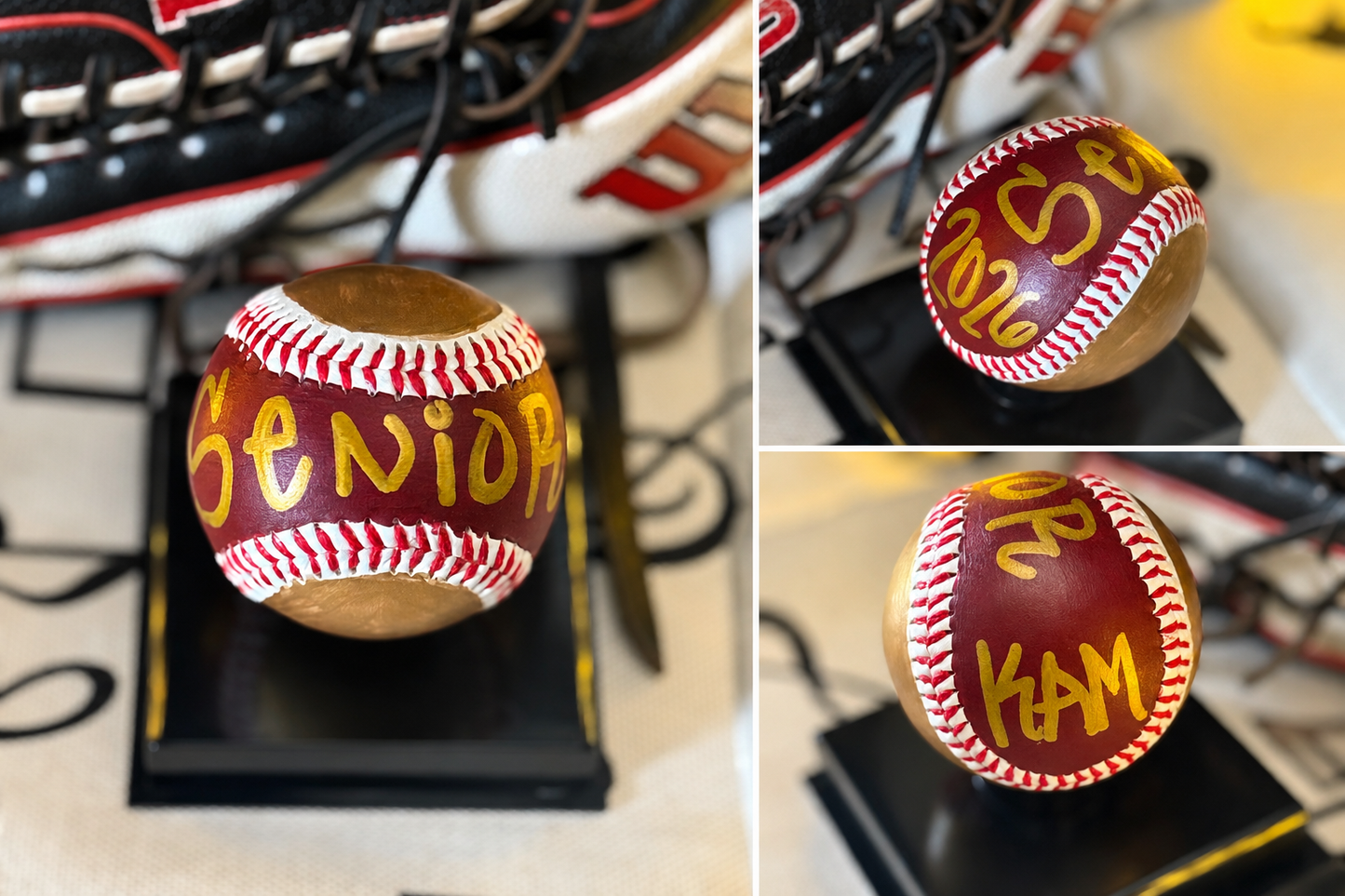 Custom Hand-Painted Baseball or Softball