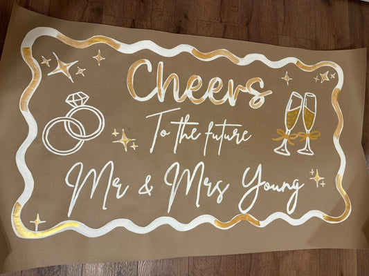 Bridal shower banner