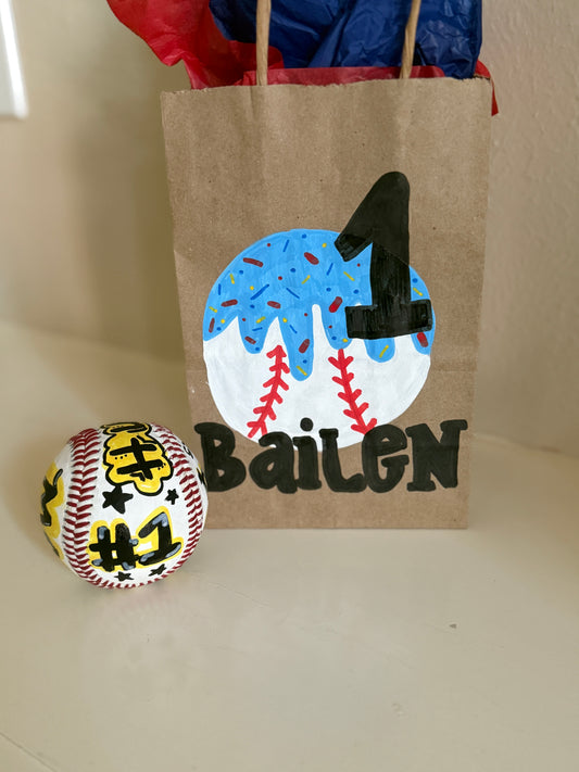 Custom Hand-Painted Gift Bags (5x8) – Personalized Craft Packaging