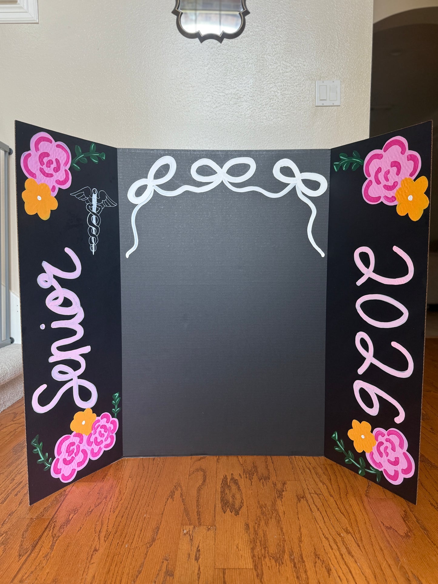 Custom Senior Night Photo Board – Trifold Senior Table Display (Fully Personalized)