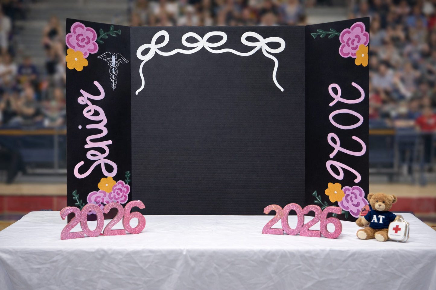 Custom Senior Night Photo Board – Trifold Senior Table Display (Fully Personalized)