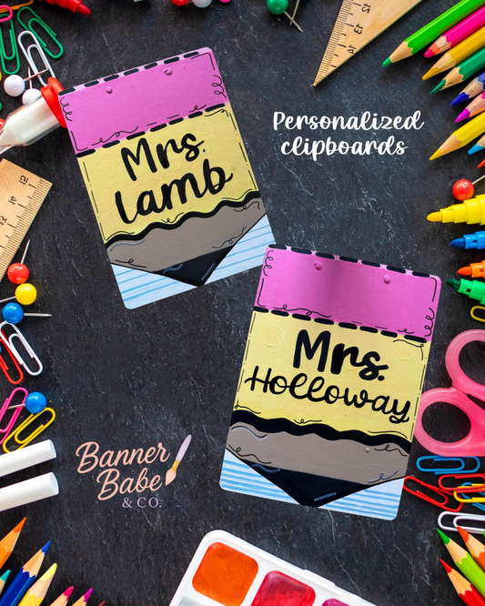 Personalized clipboards